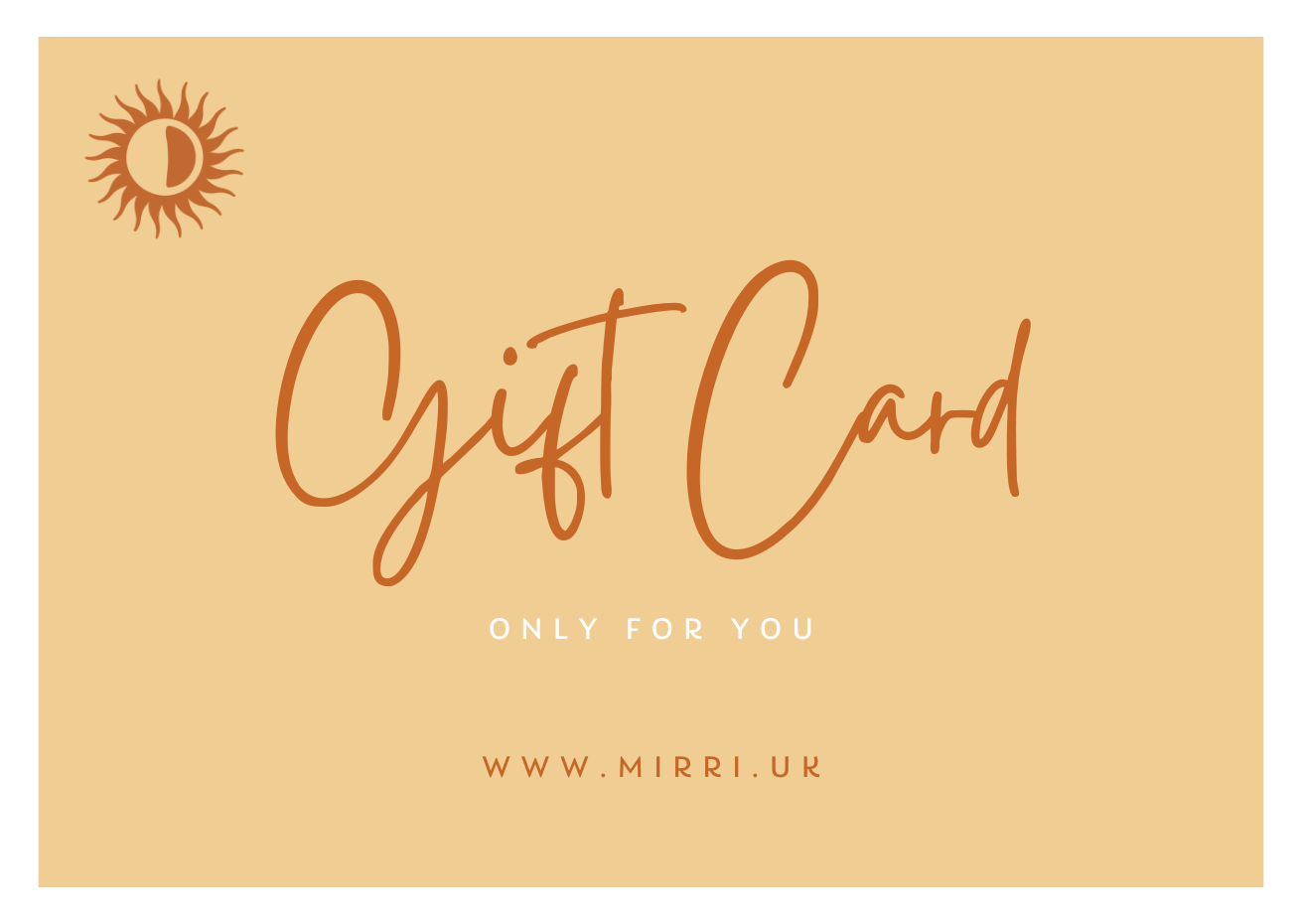 Digital Gift Card